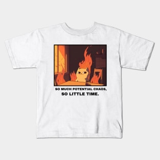 So much chaos, so little time Kids T-Shirt